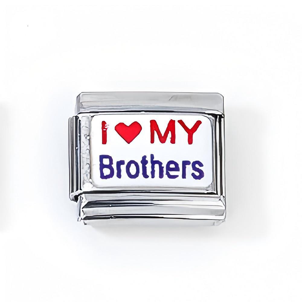 Wholesale 10pcs Italian Charm Bracelet 9mm DIY Splicing English Star Moon Stainless Steel Composable Bracelet