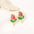 Wholesale  fashion purple tulip flower earrings