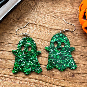 Wholesale Funny Ghost  Acrylic Earrings Fashion Accessory for Party Gift