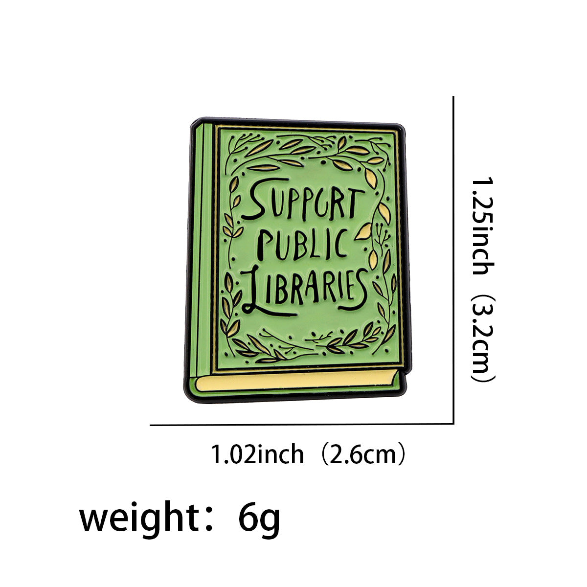 Wholesale Book Quotations Brooch