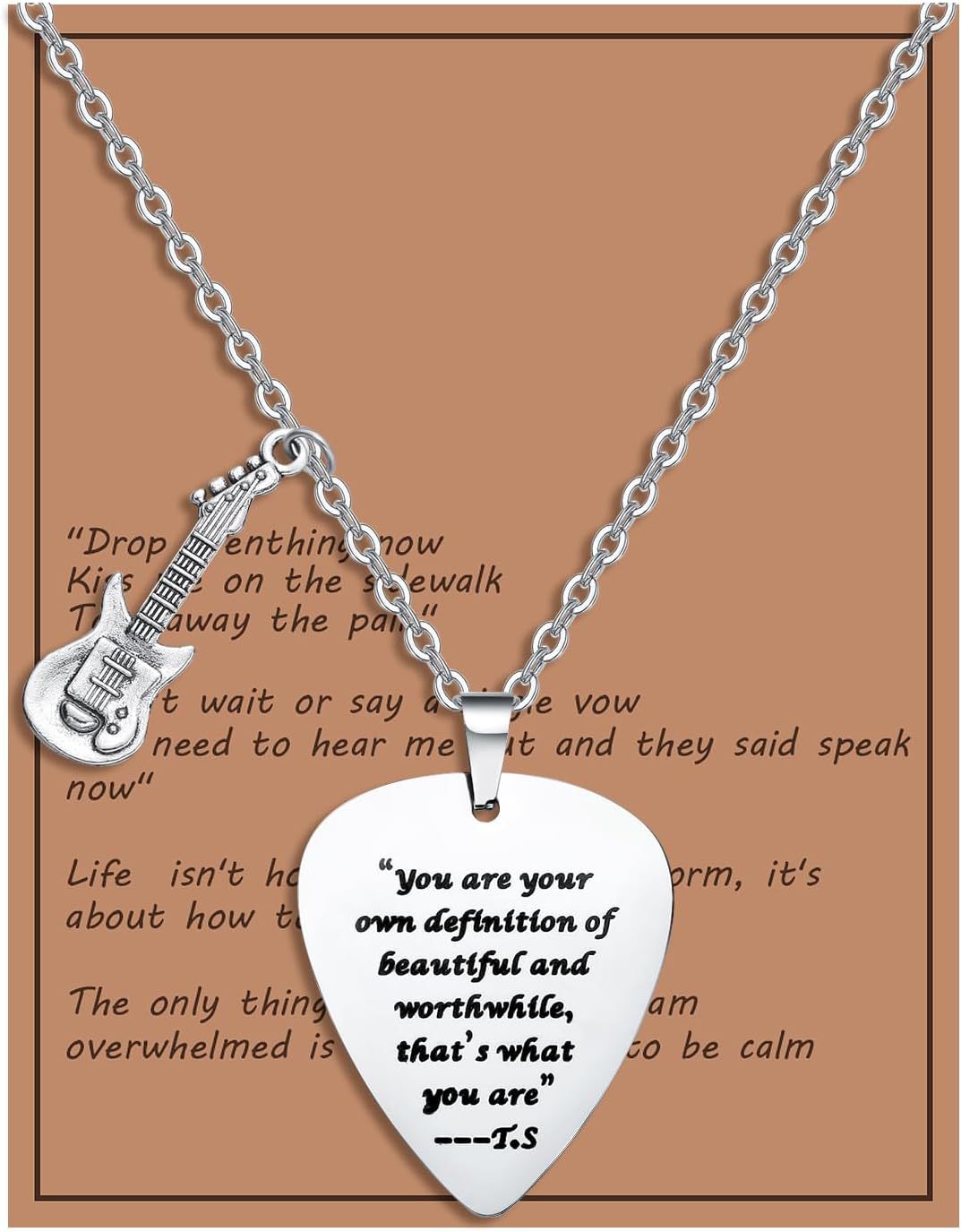 Wholesale Alloy Guitar  Necklace