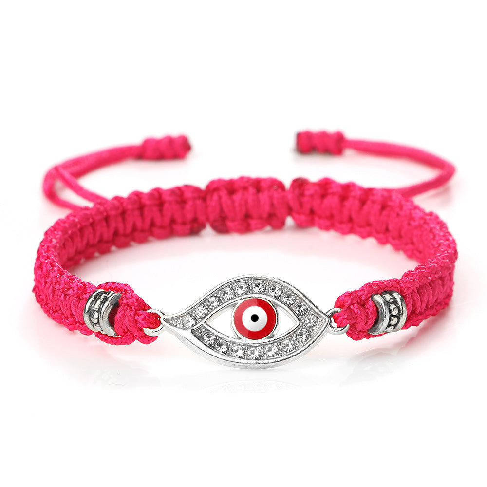 Wholesale Vintage Evil Eye Handmade Braided Bracelet ACC-BT-Xinh003