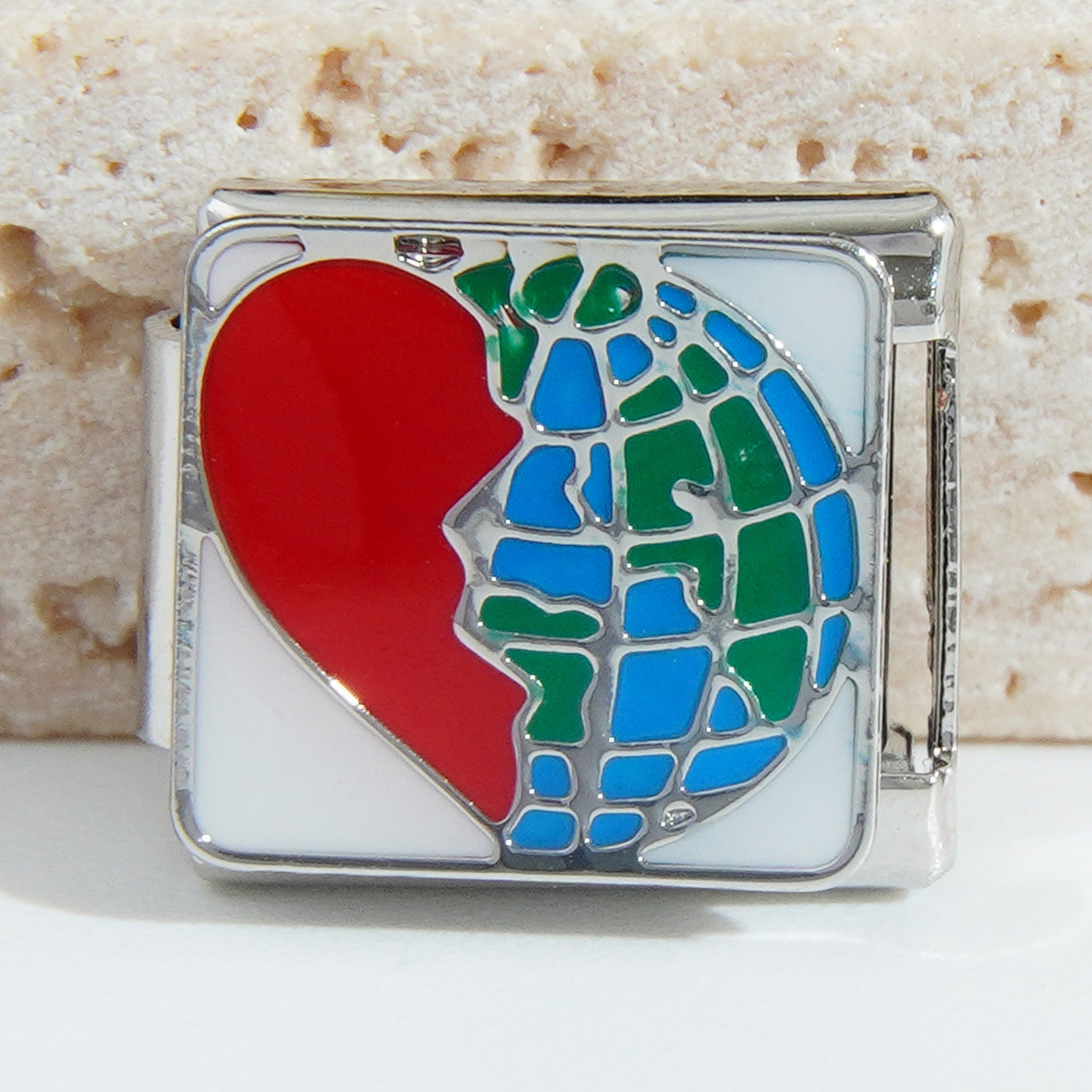 Wholesale Italian Charm Bracelet 9mm DIY Splicing Creative Pattern Stainless Steel Composable Bracelet