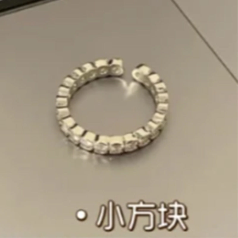 Wholesale 925 Sterling Silver Versatile Ring Combination Ring Rings set ACC-RS-Wanshen002