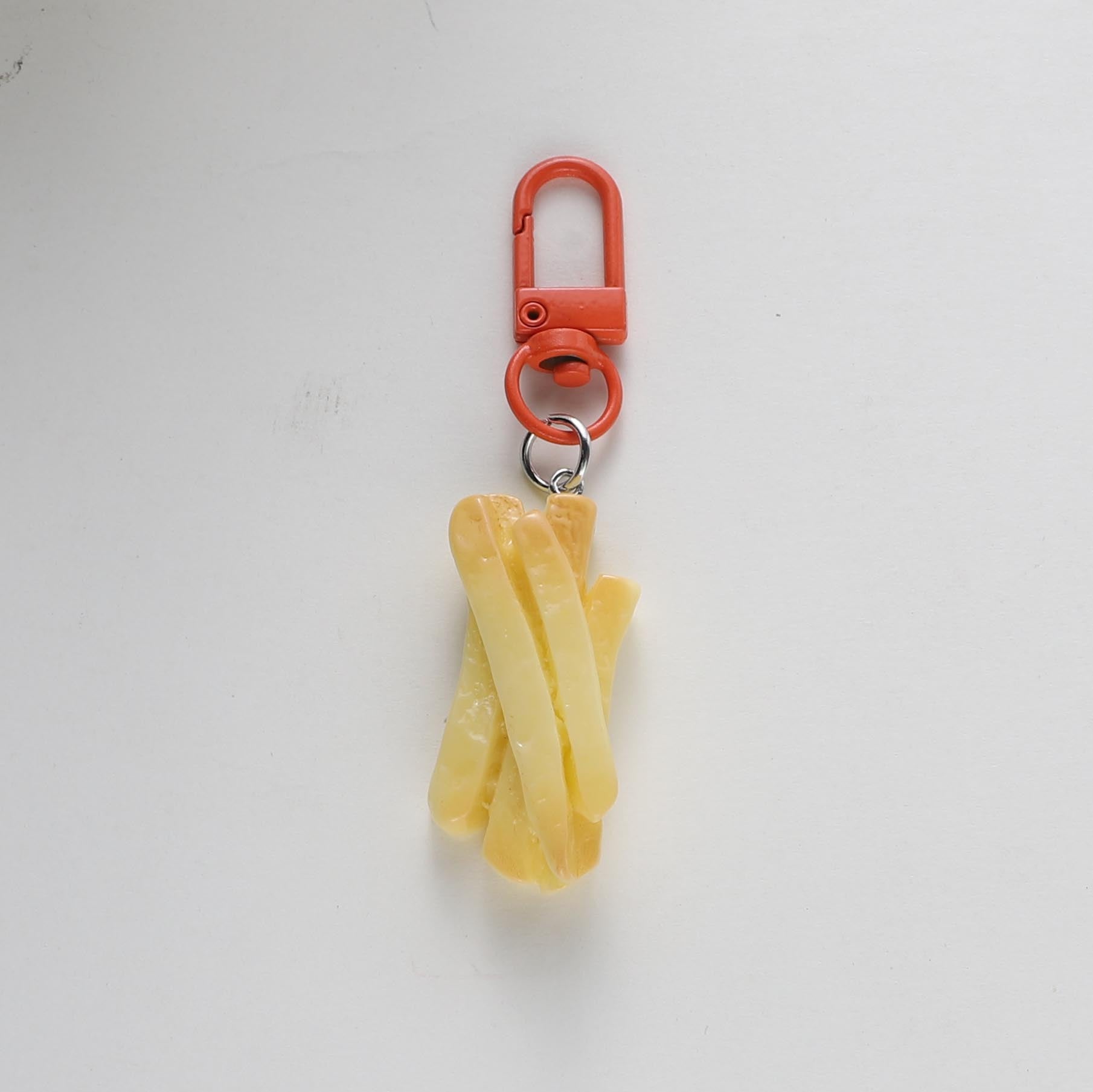 Wholesale Cute cartoon French fries keychain