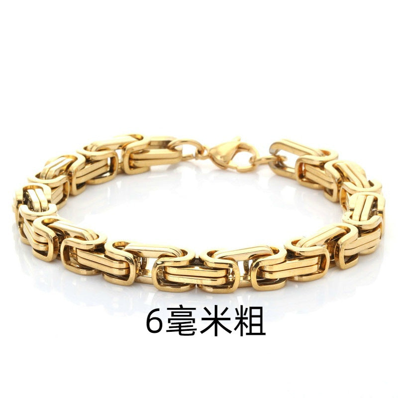 Wholesale  Stainless Steel  Gold Bracelet