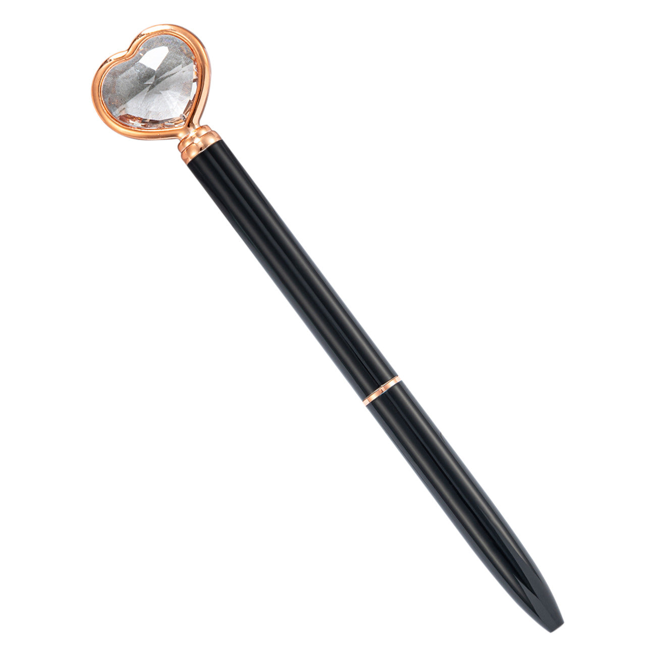 Wholesale Love Diamond Pen Heart Shaped Ballpoint Pen ACC-PN-HuaHao019