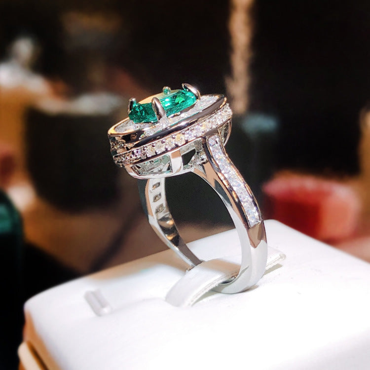 Wholesale  green  natural luxury ring