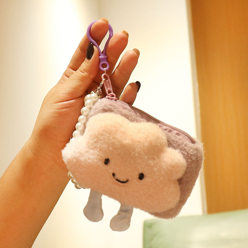 Wholesale Baiyun Plush Coin Purse Keychain Keychain Wallet ACC-KC-HuoFan007