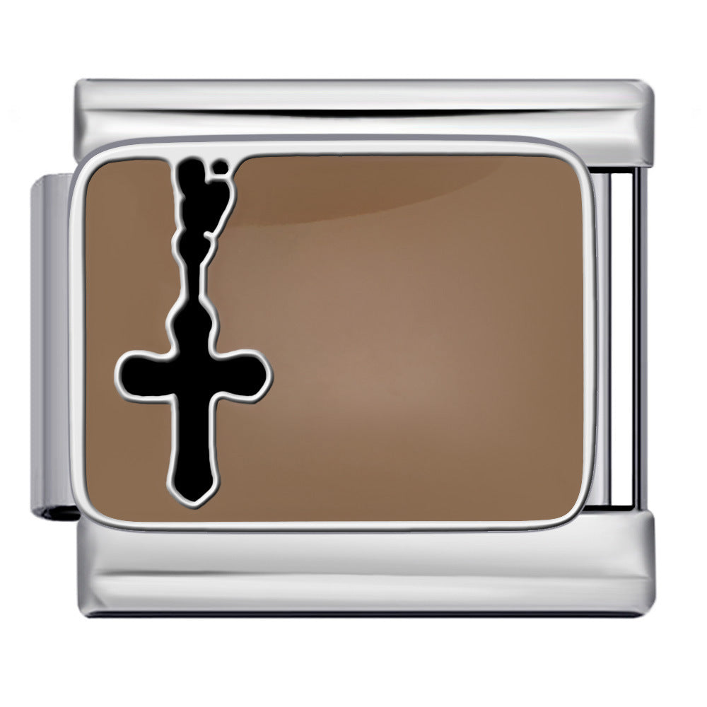 Wholesale  Italian modularminimalist pattern  stainless steel DIY bracelet