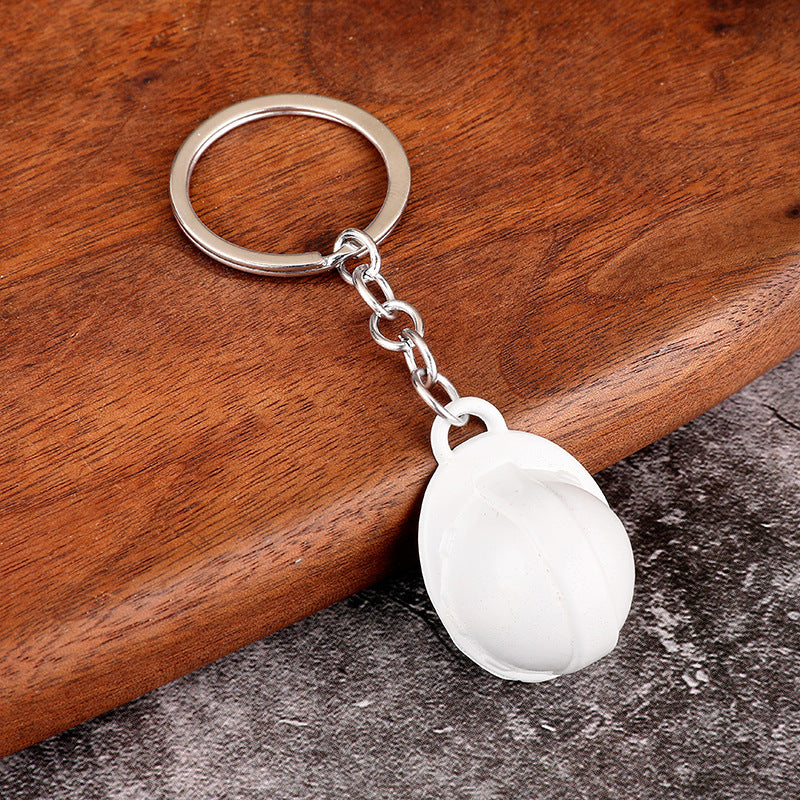 Wholesale mini keychain helmet ornaments small keychain