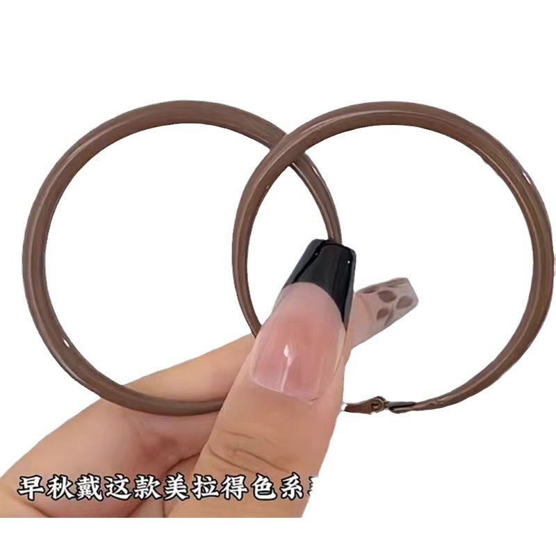 Wholesale alloy exaggerated hoop earrings