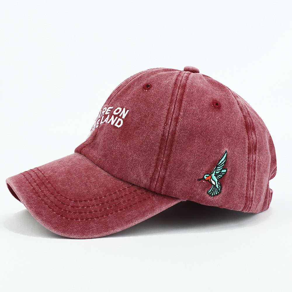 Wholesale Hummingbird Embroidery Cotton Baseball Cap ACC-HT-RongZhao023