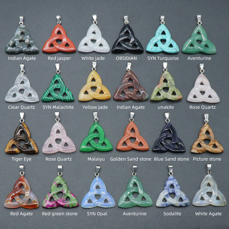 Wholesale Hollow Triangle Shape Pendant ACC-PT-KeSuo008