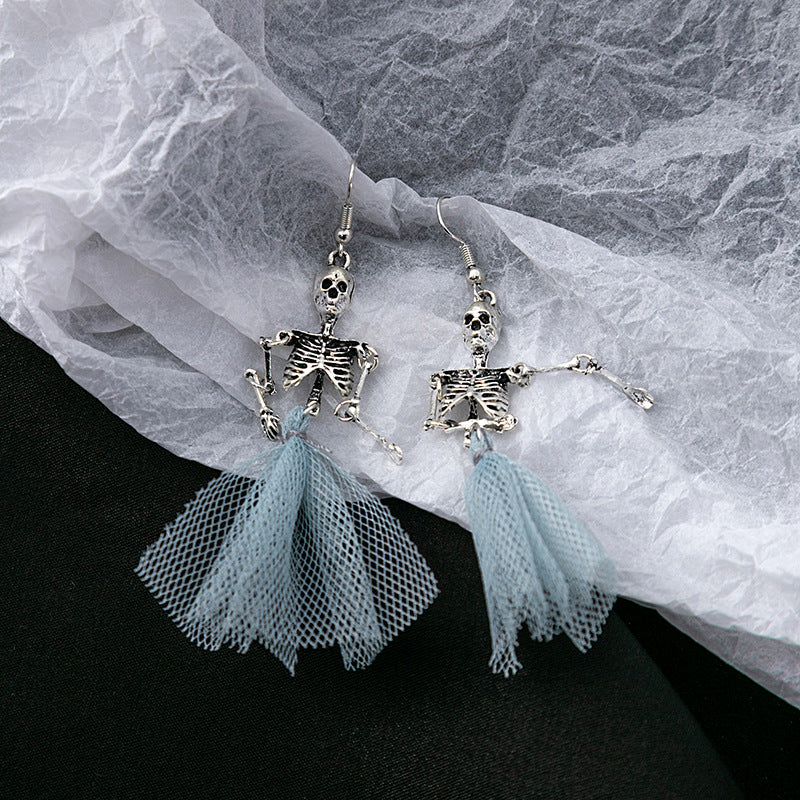 Wholesale Halloween Skeleton Earrings