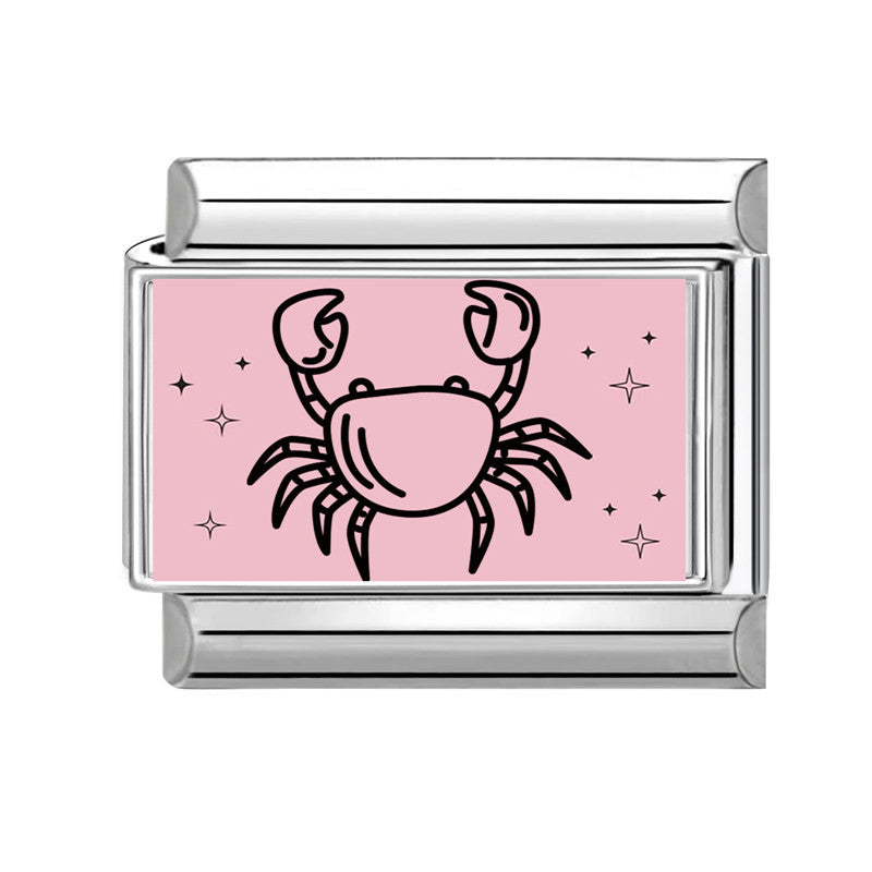 Wholesale 9mm Italian Charm Starter Bracelets DIY Twelve Contion Series Stainless Steel Composable Bracelet