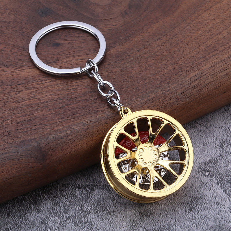 Wholesale  car brake disc wheel hub modification keychain