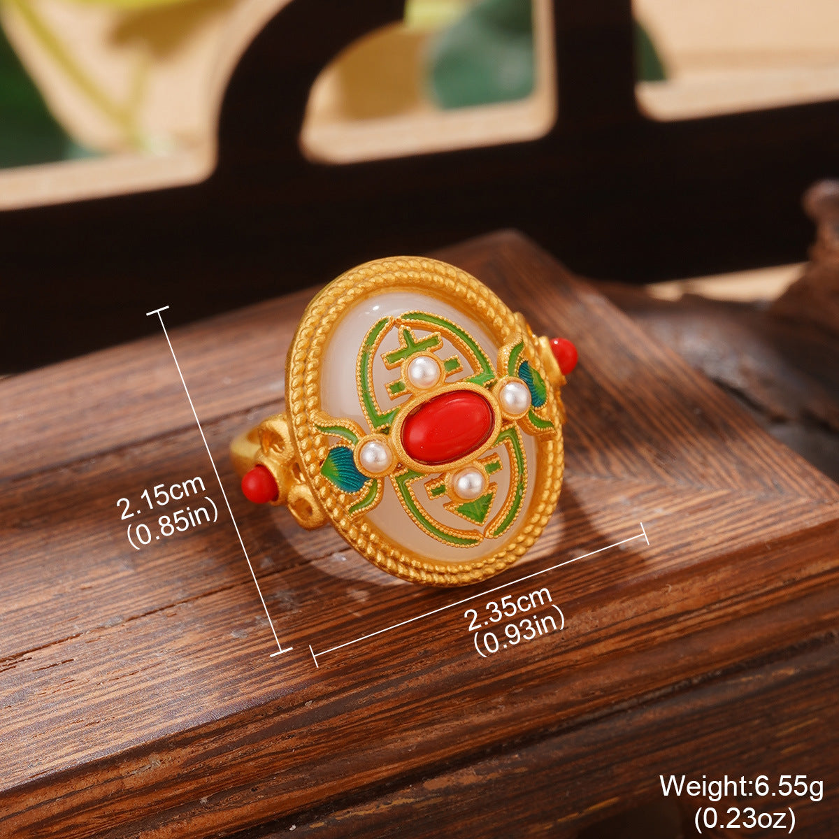 Wholesale Agate Earrings Pearl Tassel Retro Necklace Accessories