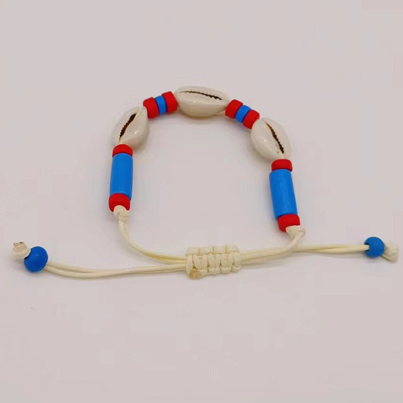 Wholesale Natural Shell Handwoven Shell Bracelet ACC-BT-Youl008