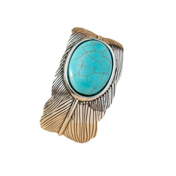 Wholesale Bohemian Peacock Feather Bracelet ACC-BT-Gaoz004