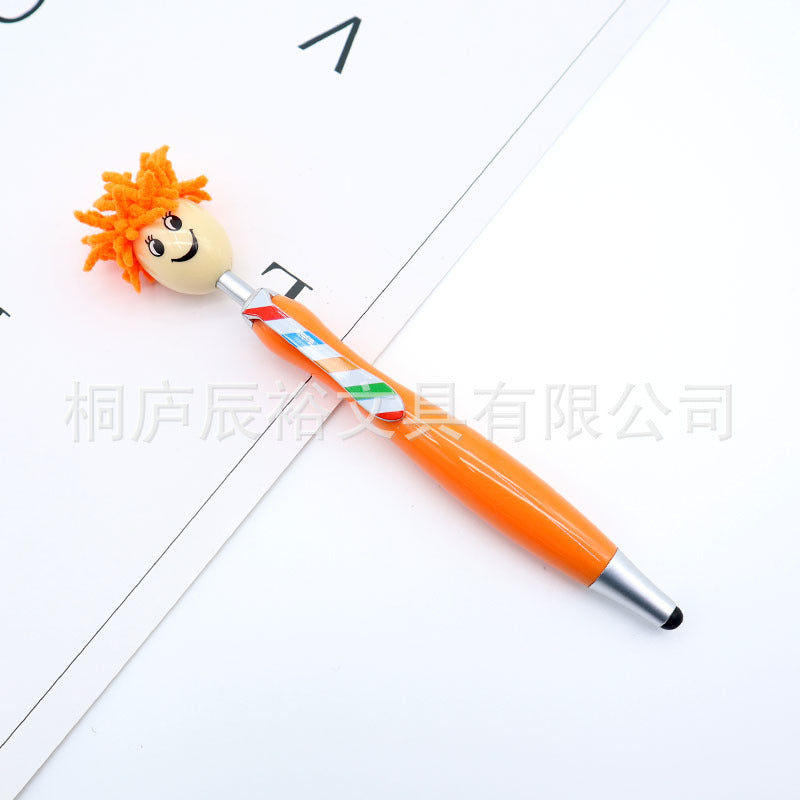 Wholesale  Retro Children's Fun Fried Mr. Mao Touch Screen Ballpoint Pen
