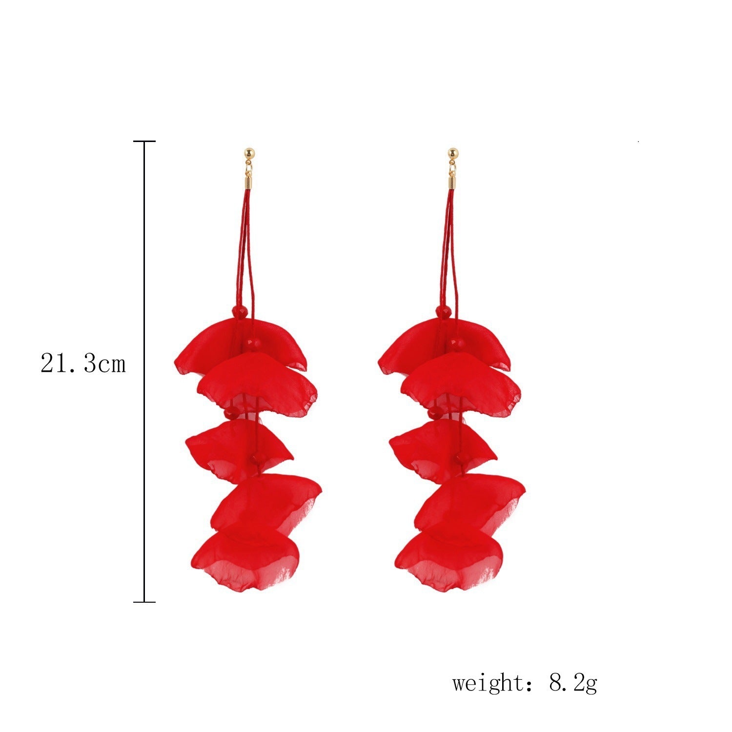 Wholesale Flower Tassel Earrings Personalized Earrings Flower Tassel Earrings