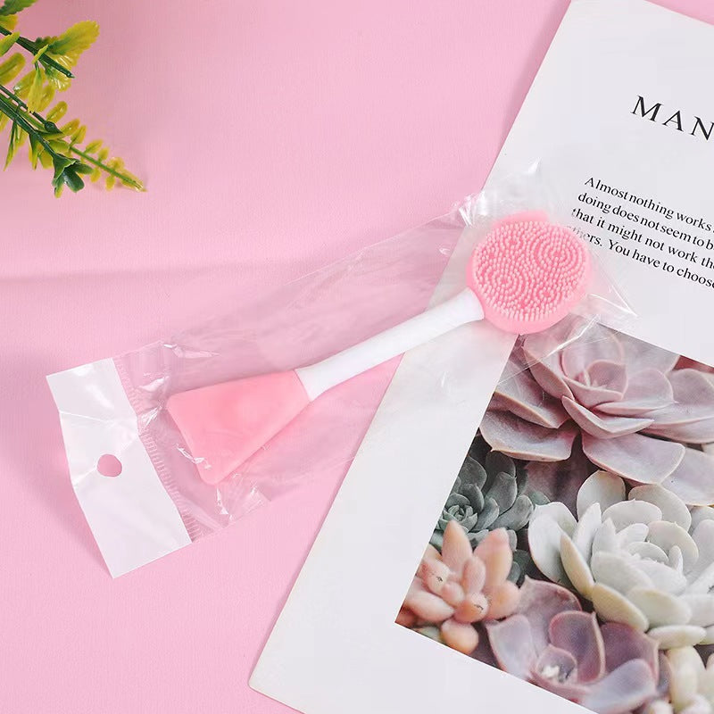 Wholesale Double Head Facial Mask Brush Mud Mask Brush Makeup Brush ACC-MB-Ruij003