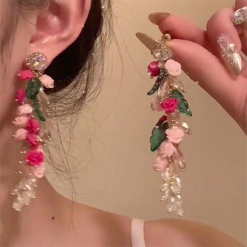 Wholesale  Sunflower Earrings Exaggerated Earrings