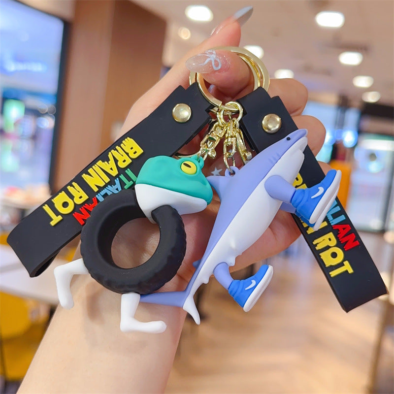 Wholesale Stick Figure Sea Life Keychain