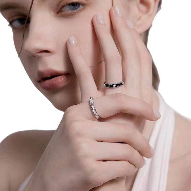 Wholesale  simple couple ring Open finger ring