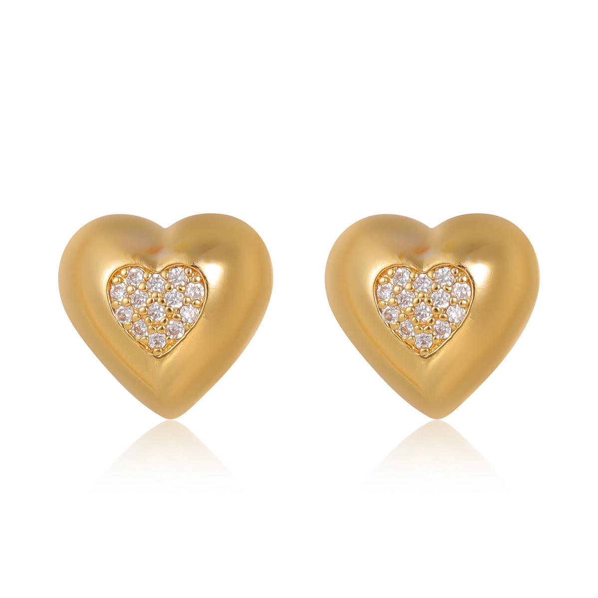 Wholesale  love diamond alloy earrings