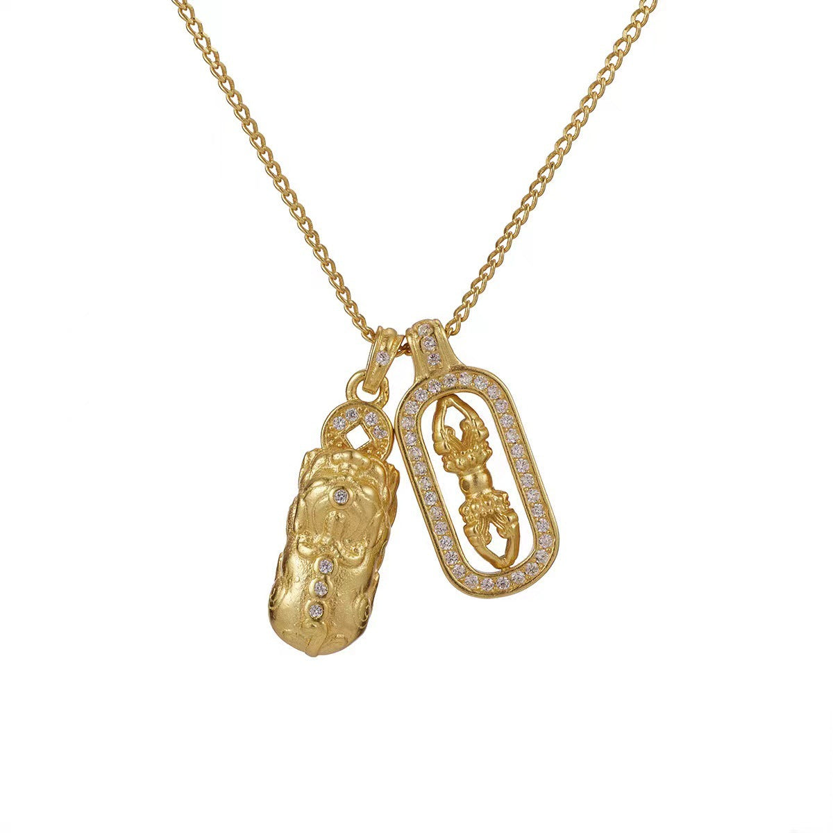 Wholesale S925 silver diamond vintage necklace