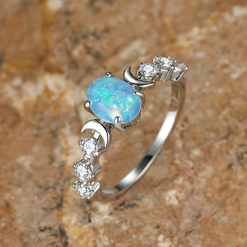 Wholesale  Vintage Ring — Sun and Moon Design Band