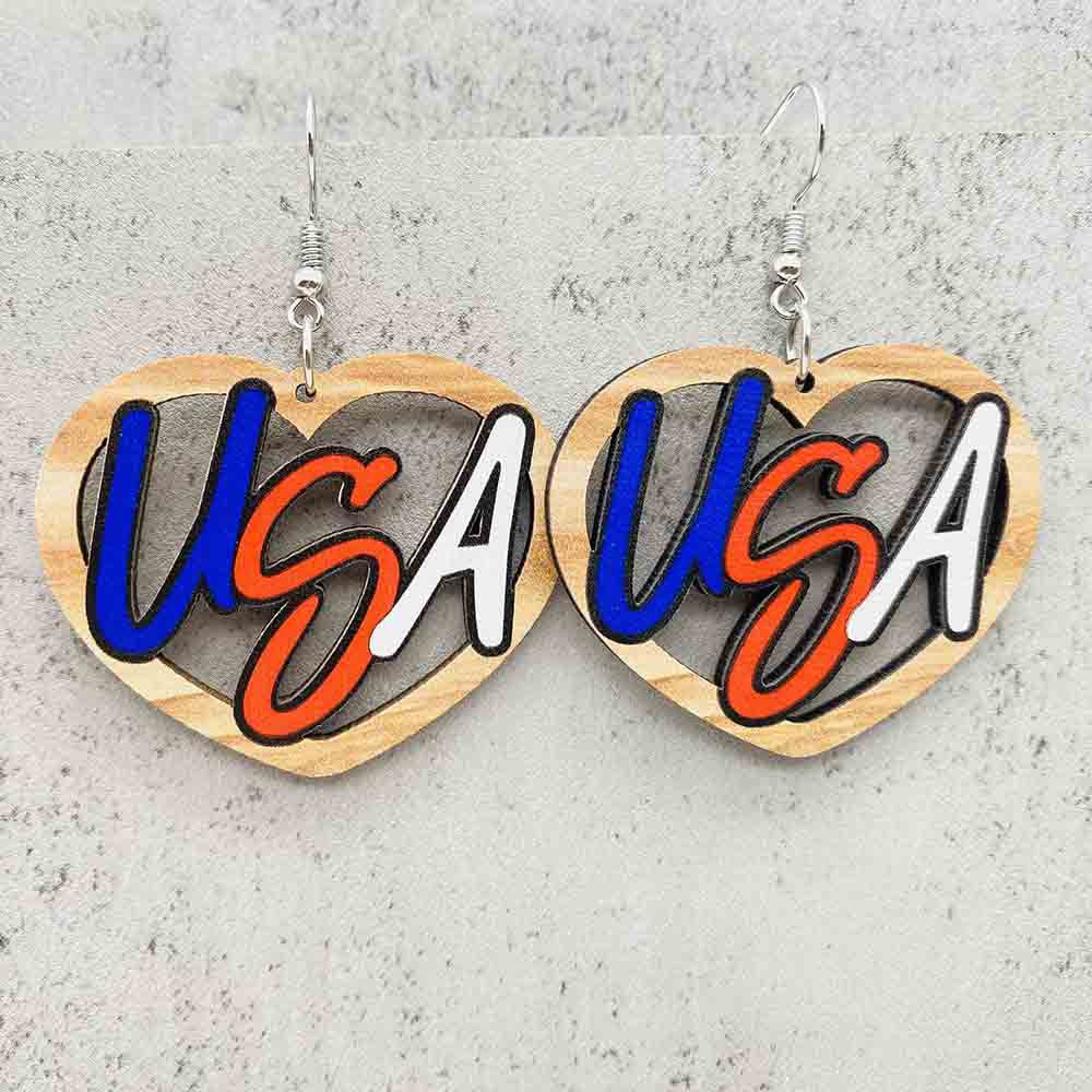 Wholesale Western-Style Acrylic Star Stud Earrings