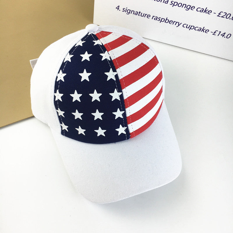 Wholesale Diamond-encrusted Five-pointed Star Printed Baseball Cap