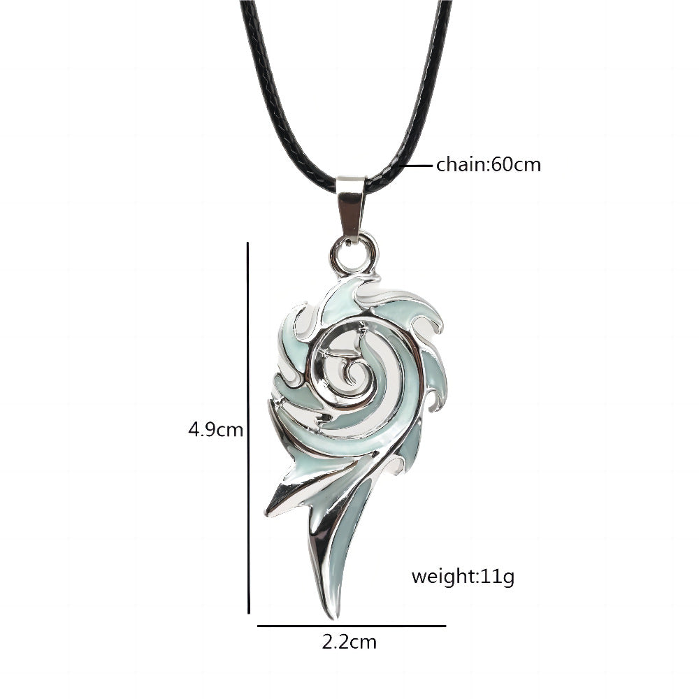 Wholesale  Alloy luminous Phoenix necklace