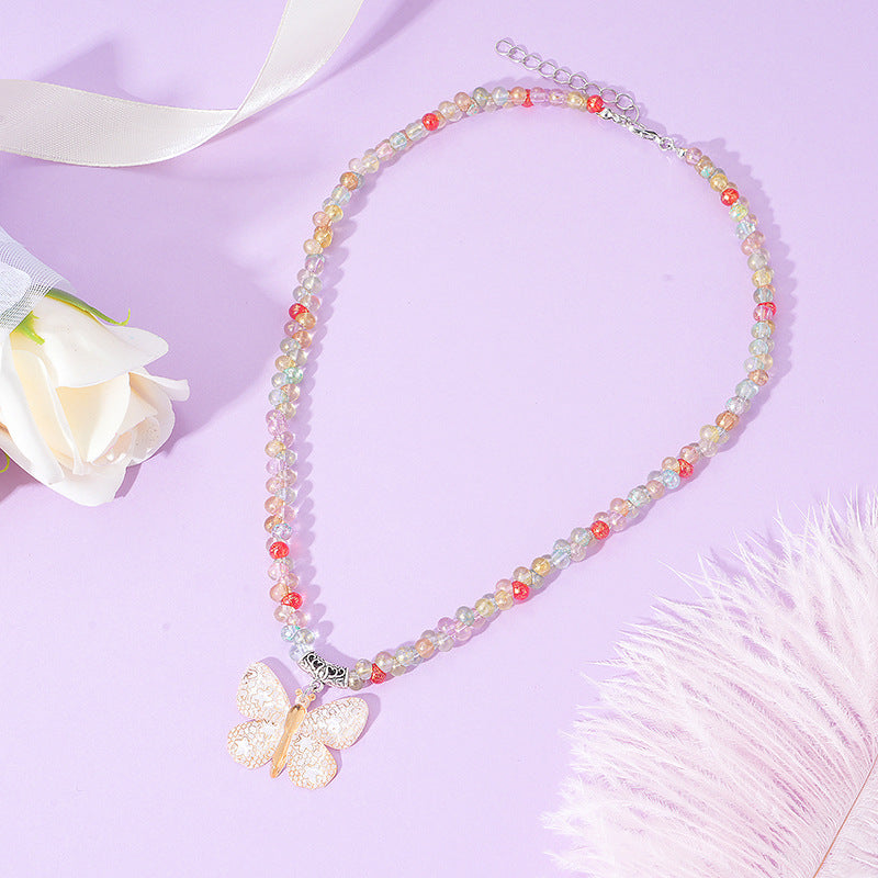 Wholesale Butterfly Necklace Collar Pendant Necklaces