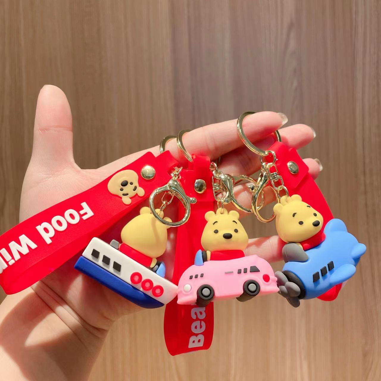 Wholesale Cartoon Cute Silicone Keychain ACCVIP-KC-Qichu004