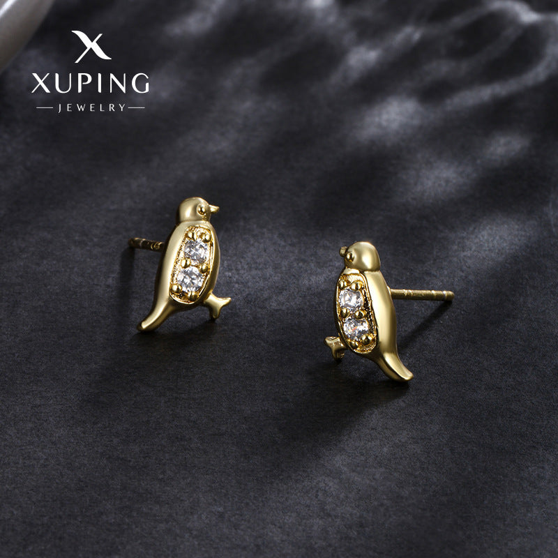 Wholesale  Cartoon Animal Series Creative Personality Bird Earrings