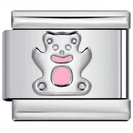 Wholesale Italian Charm Bracelet 9mm DIY Splicing Heart Star Stainless Steel Composable Bracelet