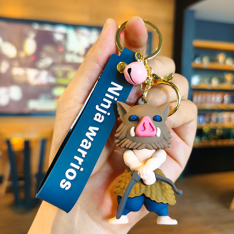 Wholesale Cartoon PVC Soft Keychain Cute Keychain ACC-KC-DingMing001