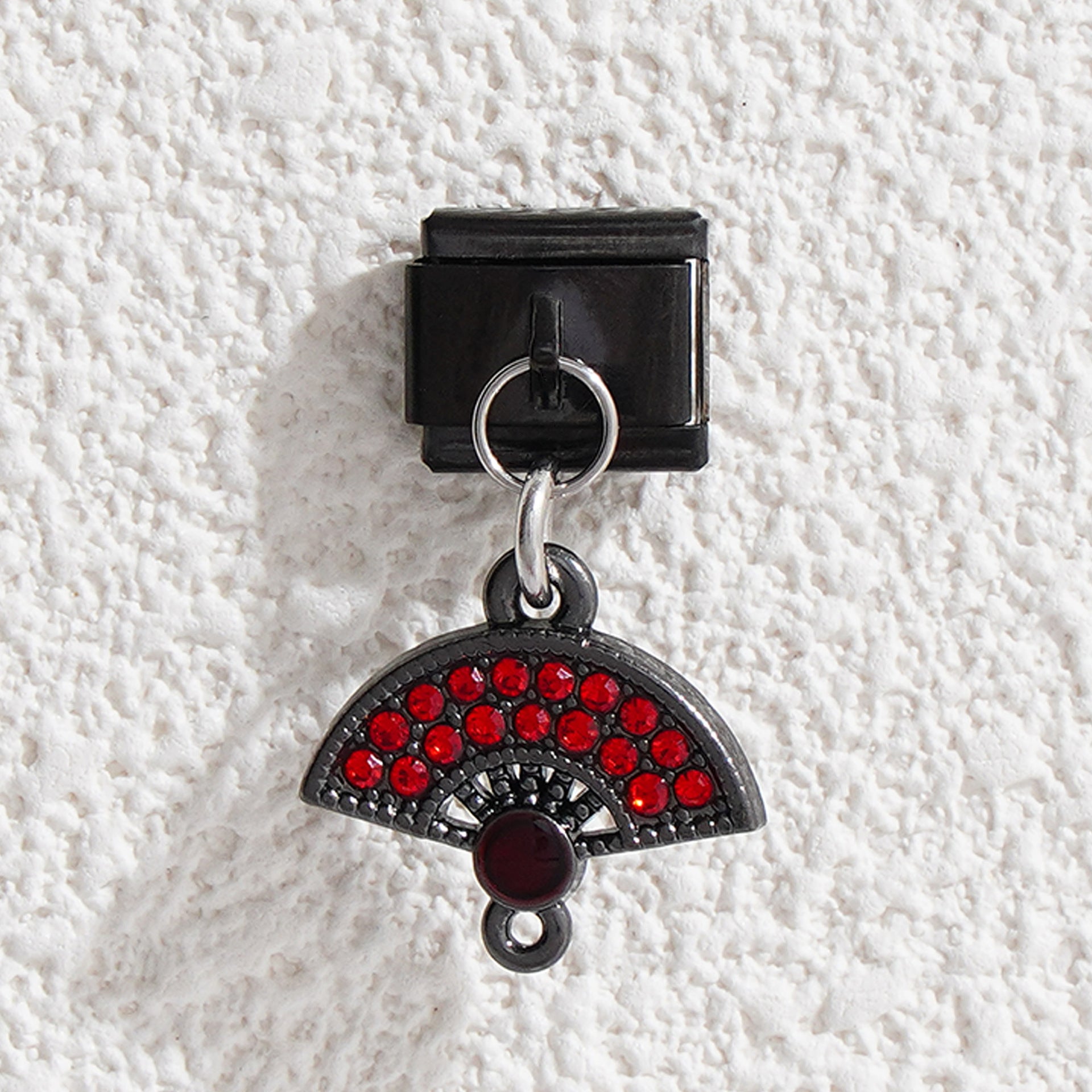 Wholesale Italian Charm Bracelet 9mm DIY Splicing Color Diamond Stainless Steel Composable Bracelet