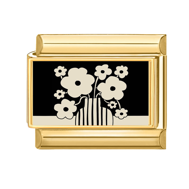 Wholesale 9mm Italian Charm Starter Bracelets DIY Heart Flower Evil Eye Series Stainless Steel Composable Bracelet