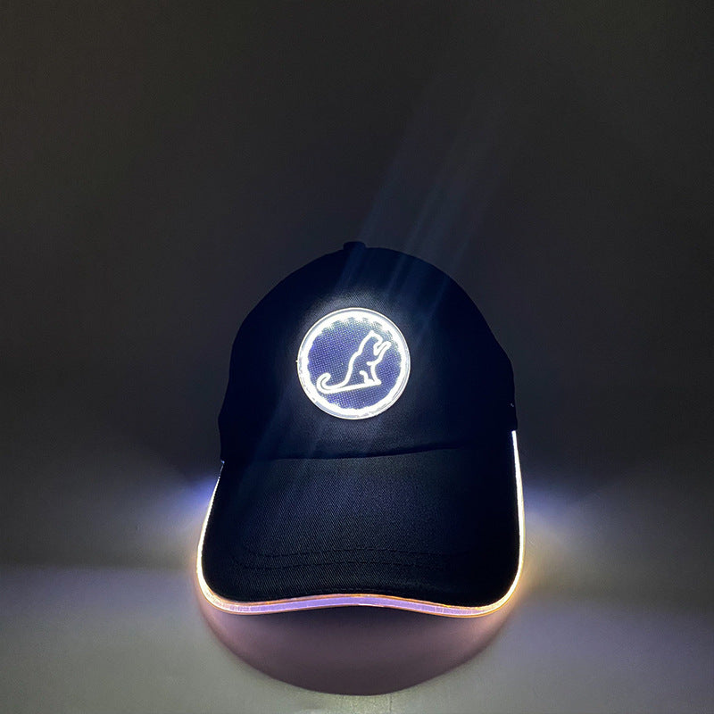 Wholesale   LED baseball cap pumpkin cap