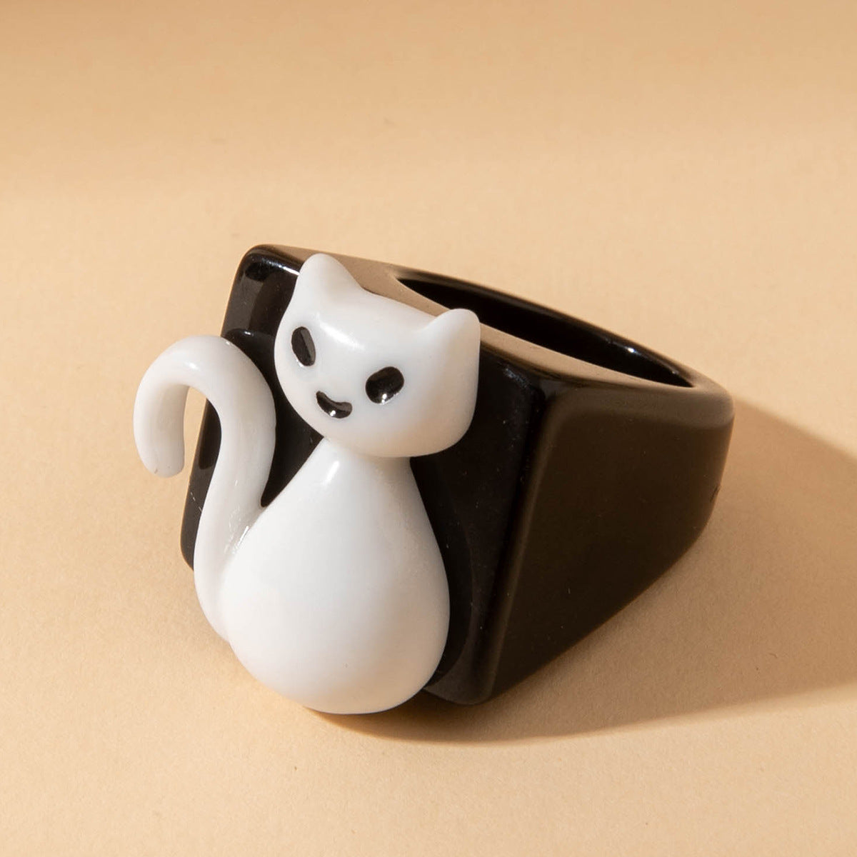 Wholesale  Resin Ghost Pumpkin Ghost Ring