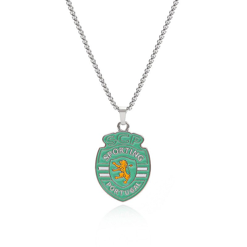 Wholesale Double Sided Pendant Zinc Alloy Necklace ACC-NE-Teguang003