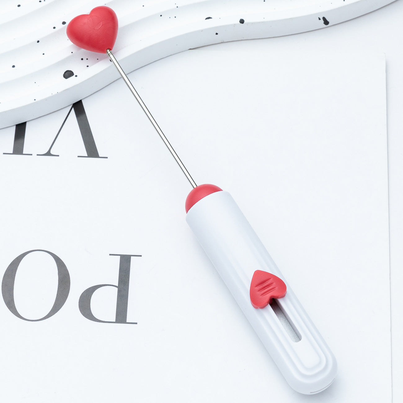 Wholesale DIY Beadable Express Knife Portable Express Dismantling Retractable Knife Office Paper Cutting Handmade Knife Love Knife