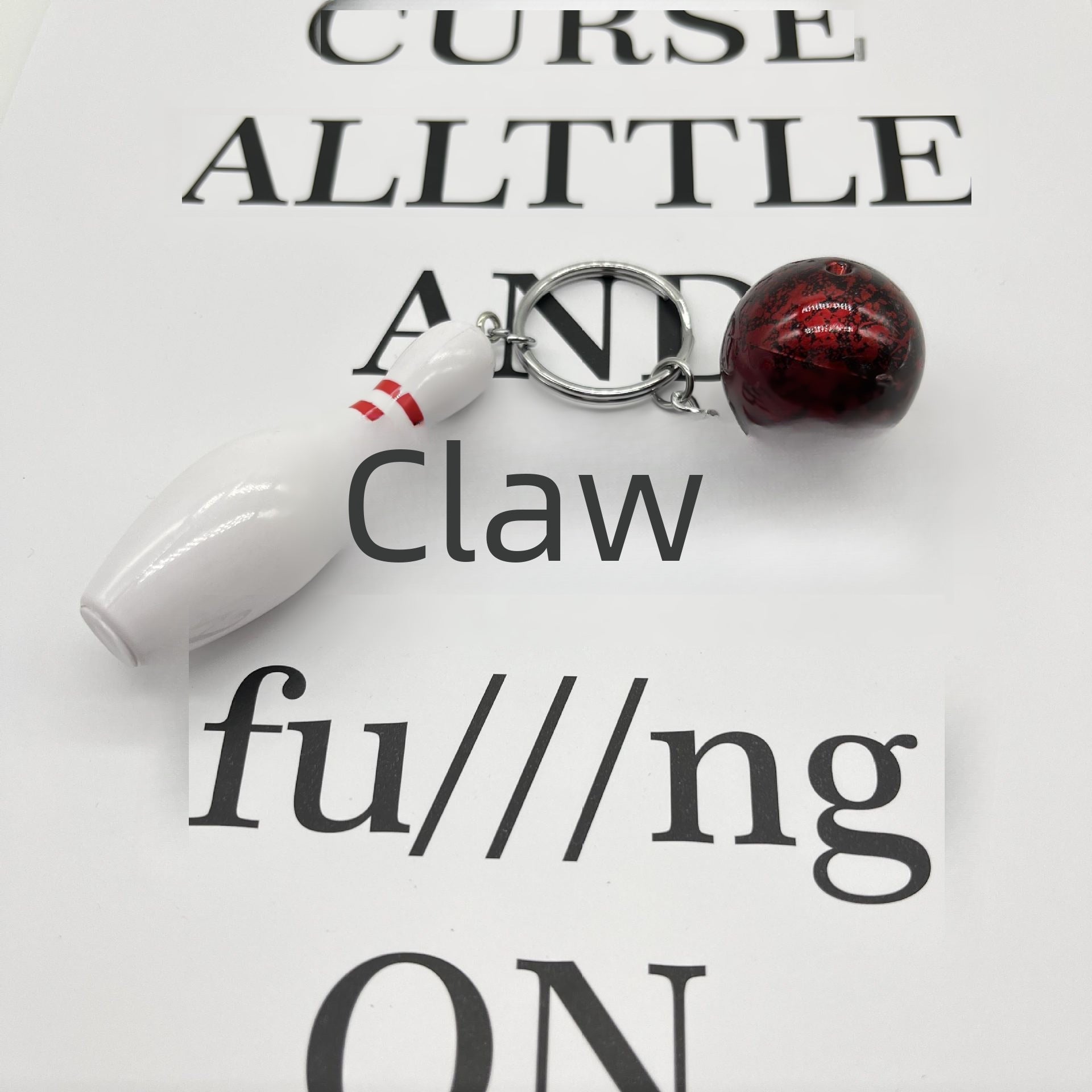 Wholesale Miniature Bowling Keychain