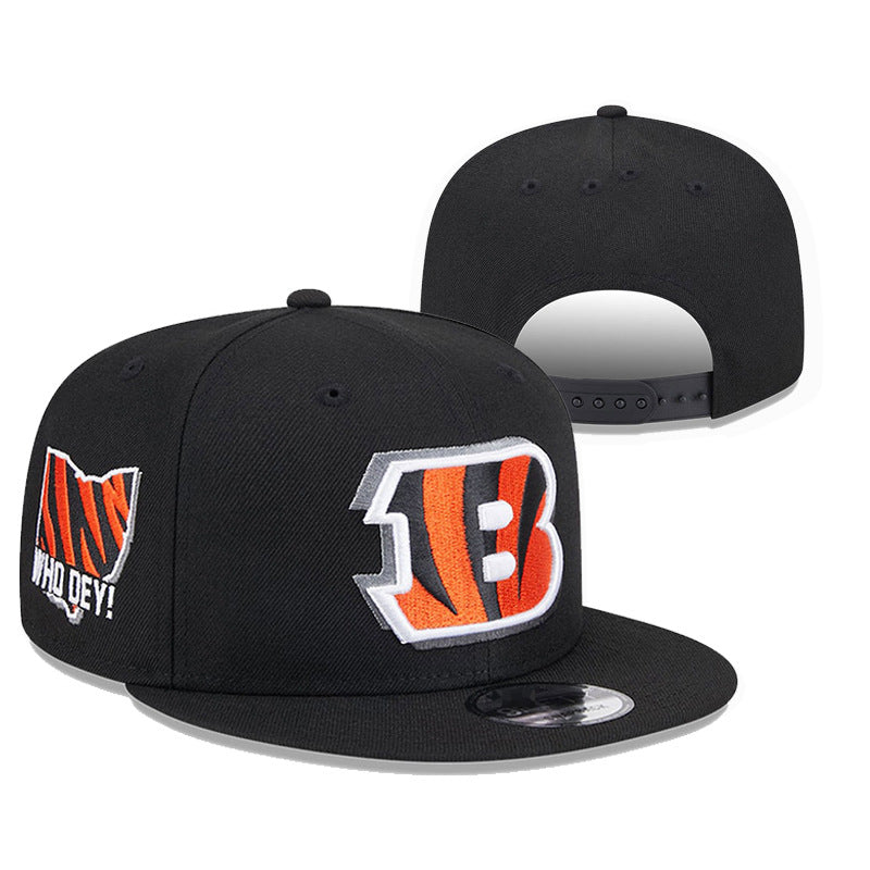 Wholesale Football Cap Embroidery Baseball Cap Flat Brim Hat ACCVIP-HT-ShiQuan001