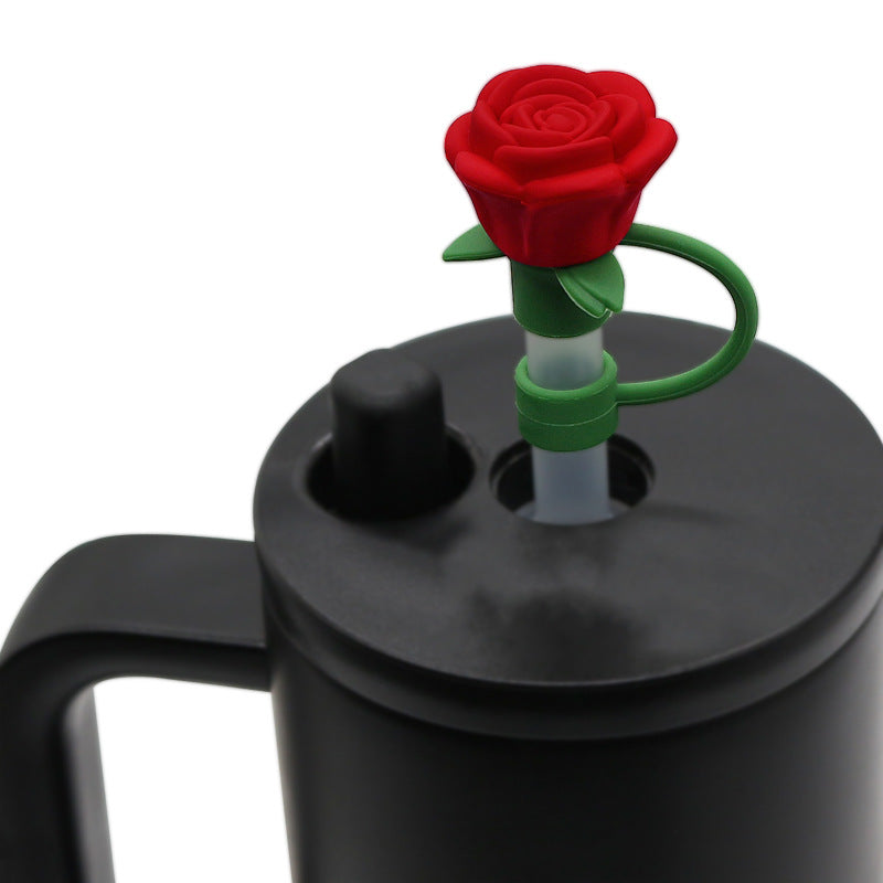 Wholesale Silicone Straw Cap 10Mm Decorative For Cup Trendy DIY Accessory Straw Tube Cap